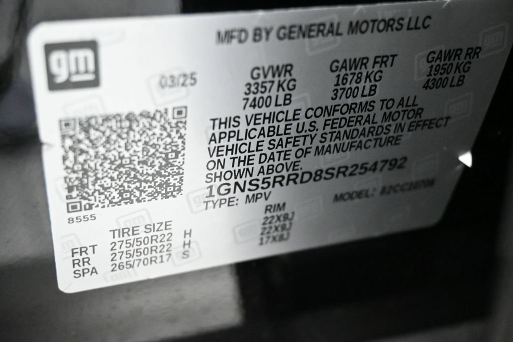 Used 2025 Chevrolet Tahoe RST w/ Comfort Package RWD image 20