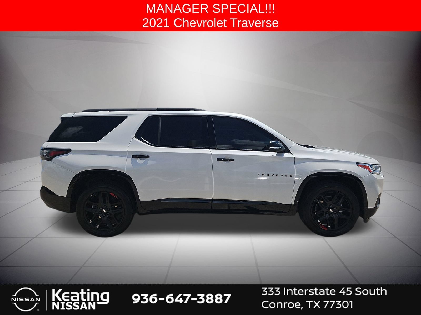 Used 2021 Chevrolet Traverse Premier w/ Redline Edition AWD/4WD image 2