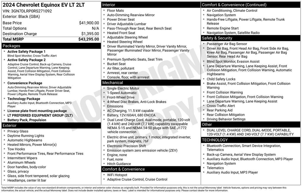 Used 2024 Chevrolet Equinox EV LT FWD image 5