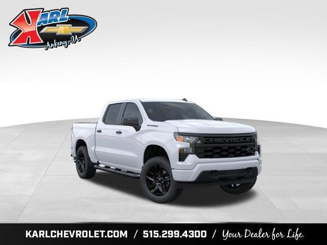 New 2026 Chevrolet Silverado 1500 Custom w/ Turbomax Blackout Package