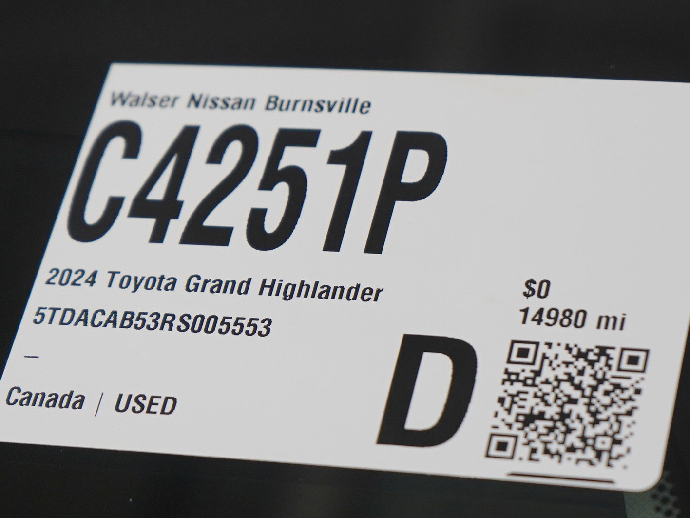 Used 2024 Toyota Grand Highlander Limited image 29