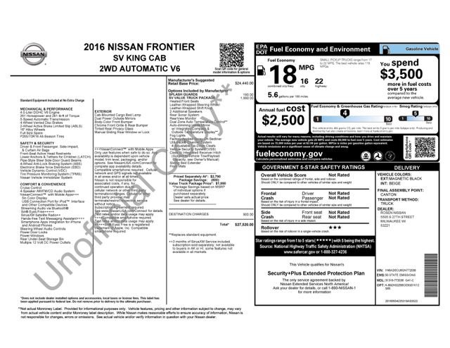 Used 2016 Nissan Frontier SV w/ SV Value Truck Package image 31