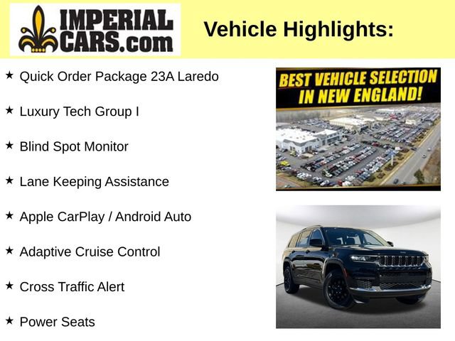 Used 2023 Jeep Grand Cherokee L Laredo w/ Luxury Tech Group I AWD/4WD image 7