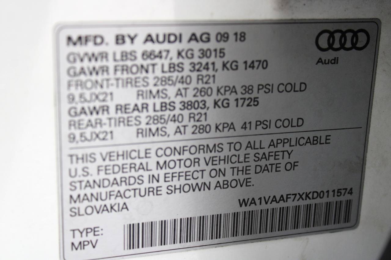 Used 2019 Audi Q7 3.0T Prestige w/ Prestige Package AWD/4WD image 95