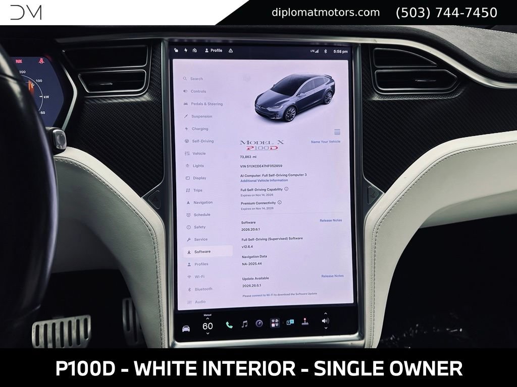 Used 2017 Tesla Model X P100D AWD/4WD image 30