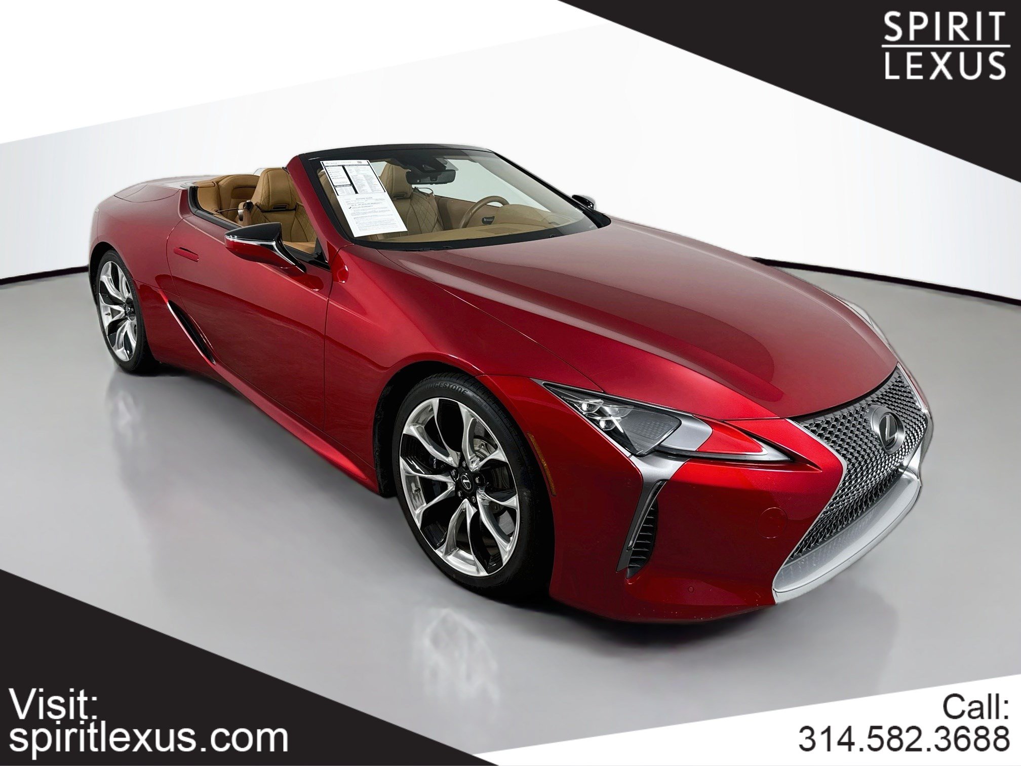 Certified 2022 Lexus LC 500 Convertible w/ Touring Package RWD image 1