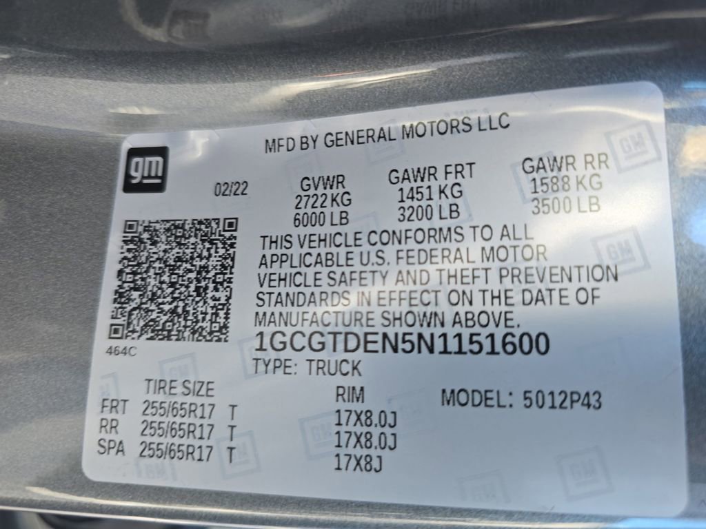 Used 2022 Chevrolet Colorado Z71 w/ Safety Package image 36