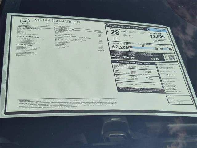 New 2026 Mercedes-Benz GLA 250 4MATIC image 17