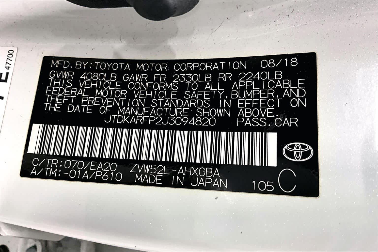 Used 2018 Toyota Prius Prime Advanced FWD image 36