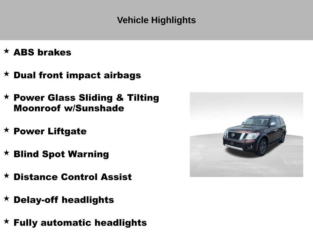 Used 2017 Nissan Armada SL w/ Technology Package AWD/4WD image 17