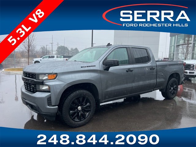 Used 2021 Chevrolet Silverado 1500 Custom w/ LPO, Dark Essentials Package