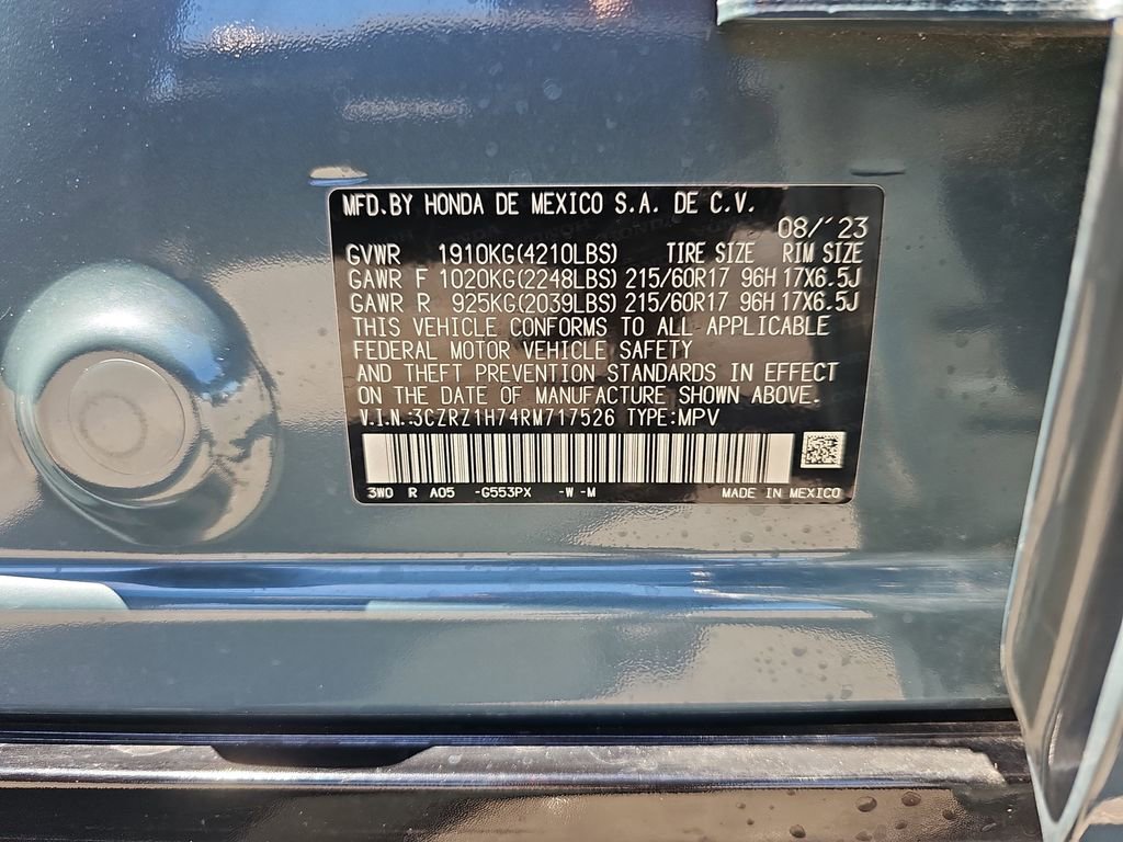 Used 2024 Honda HR-V EX-L image 33