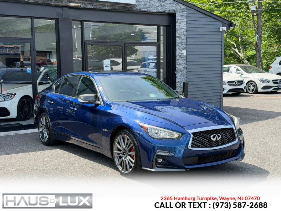 Used 2018 INFINITI Q50 Red Sport 400 w/ Sensory Package (Sport) AWD/4WD image 9