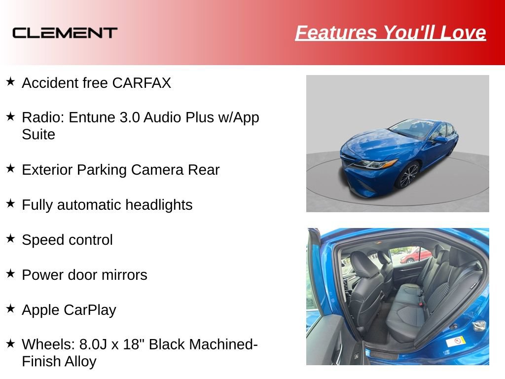 Used 2019 Toyota Camry SE FWD image 8