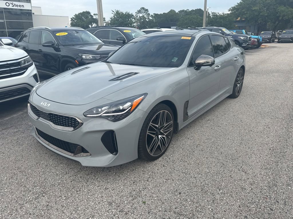Used 2023 Kia Stinger GT2 w/ Red Interior Color Package RWD image 1