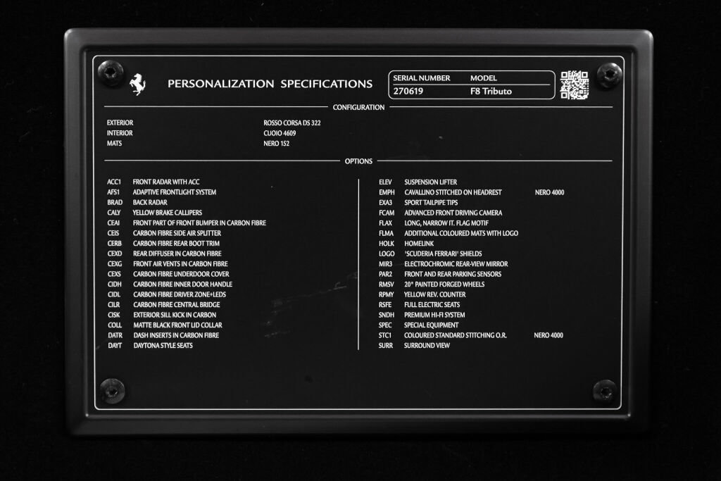 Certified 2022 Ferrari F8 Tributo RWD image 25