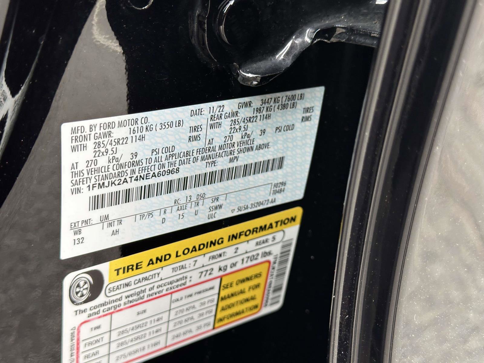 Certified 2022 Ford Expedition Max Limited AWD/4WD image 15