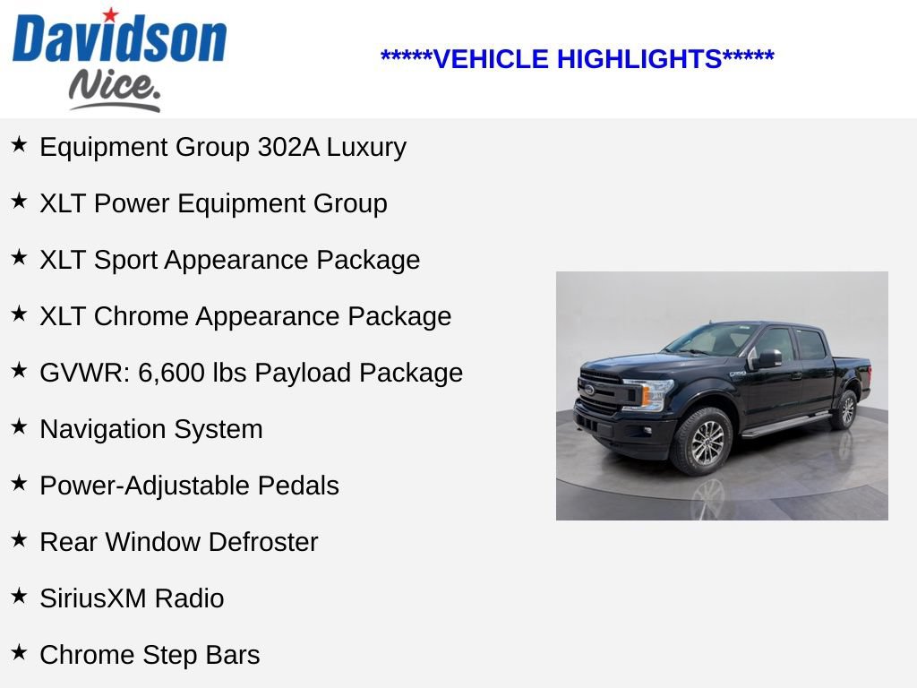Used 2019 Ford F150 XLT w/ Equipment Group 302A Luxury AWD/4WD image 4