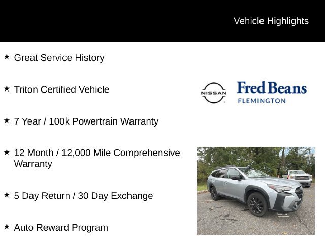 Used 2023 Subaru Outback Onyx Edition XT AWD/4WD image 5