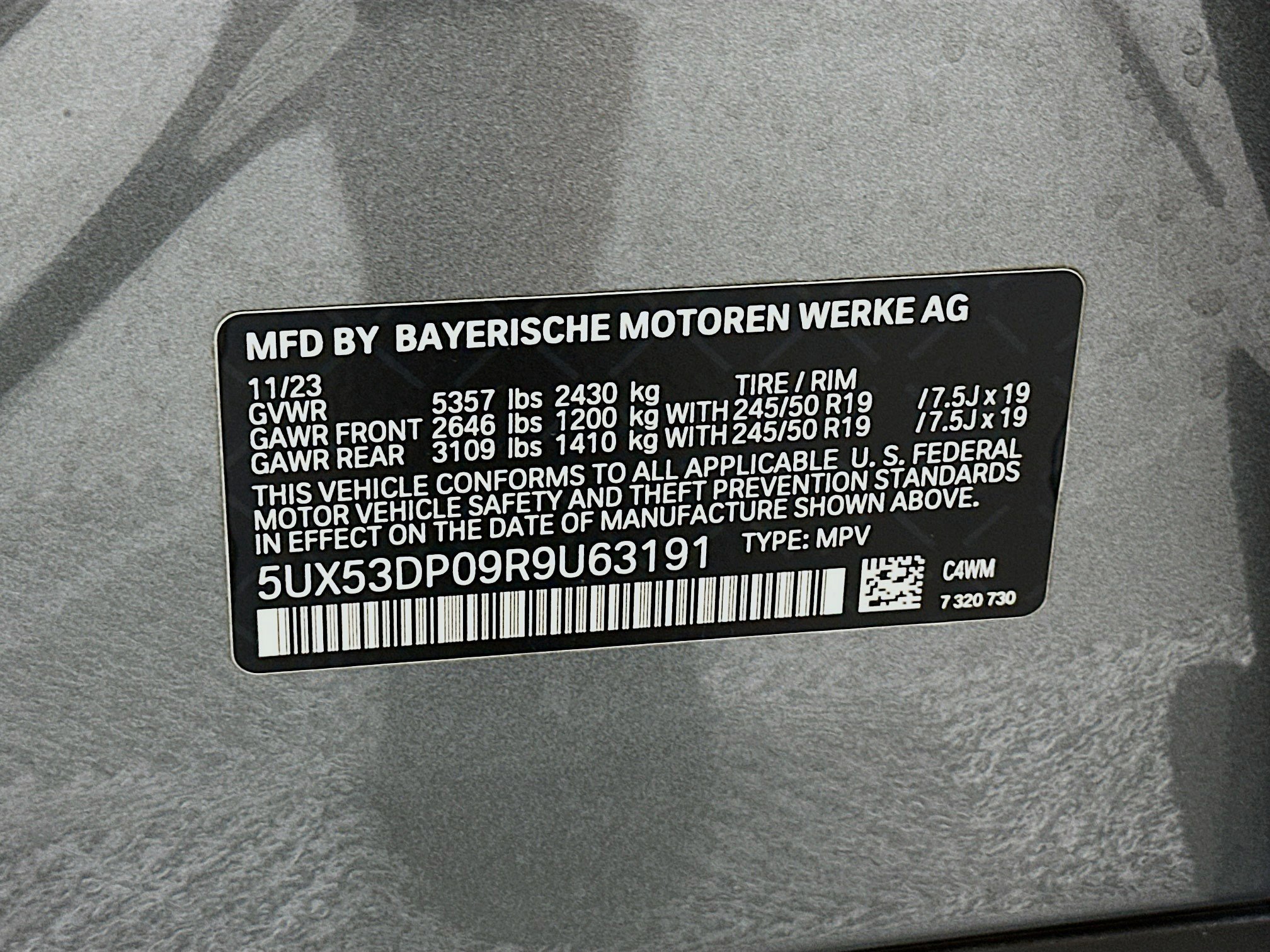 Used 2024 BMW X3 xDrive30i w/ Convenience Package image 12