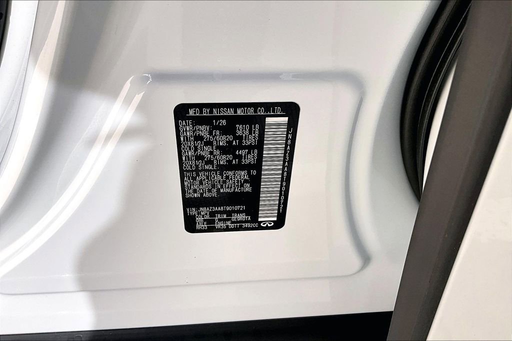 New 2026 INFINITI QX80 Pure w/ Cargo Package image 44