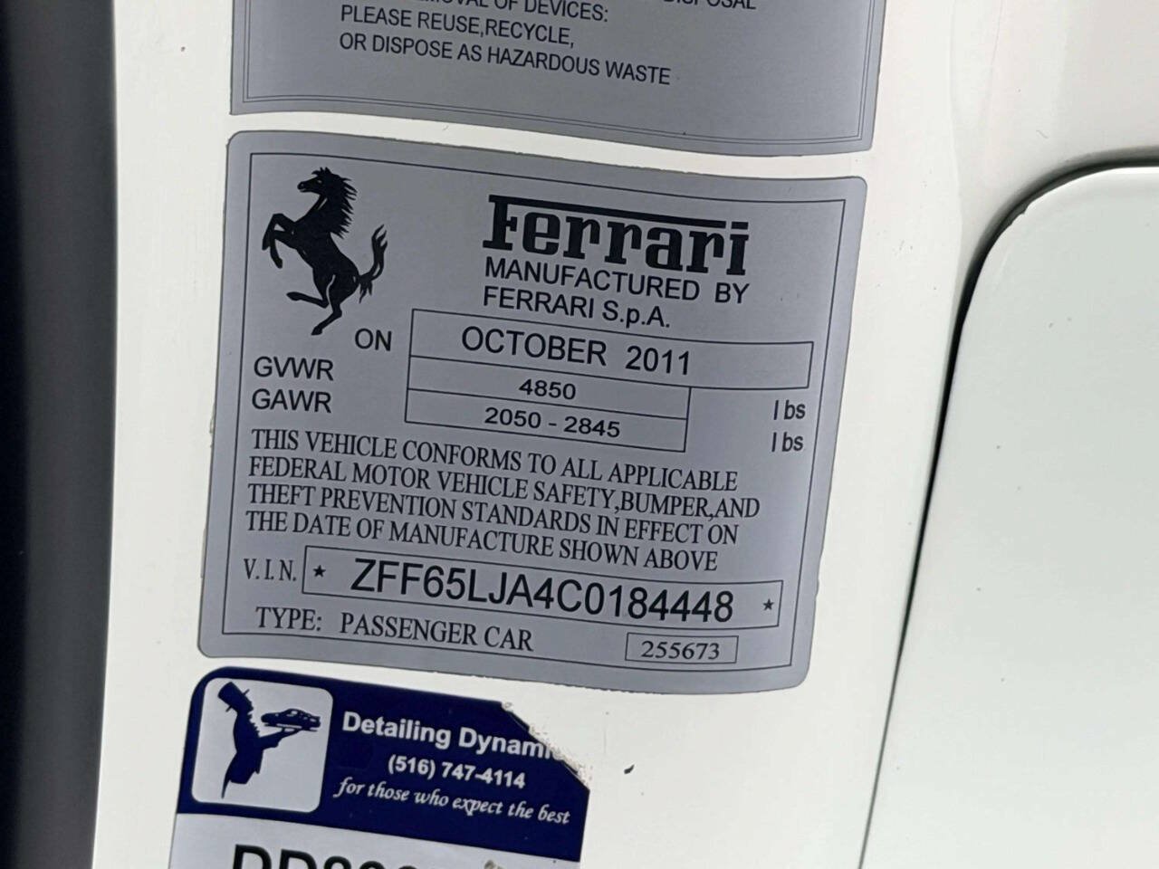 Used 2012 Ferrari California RWD image 37