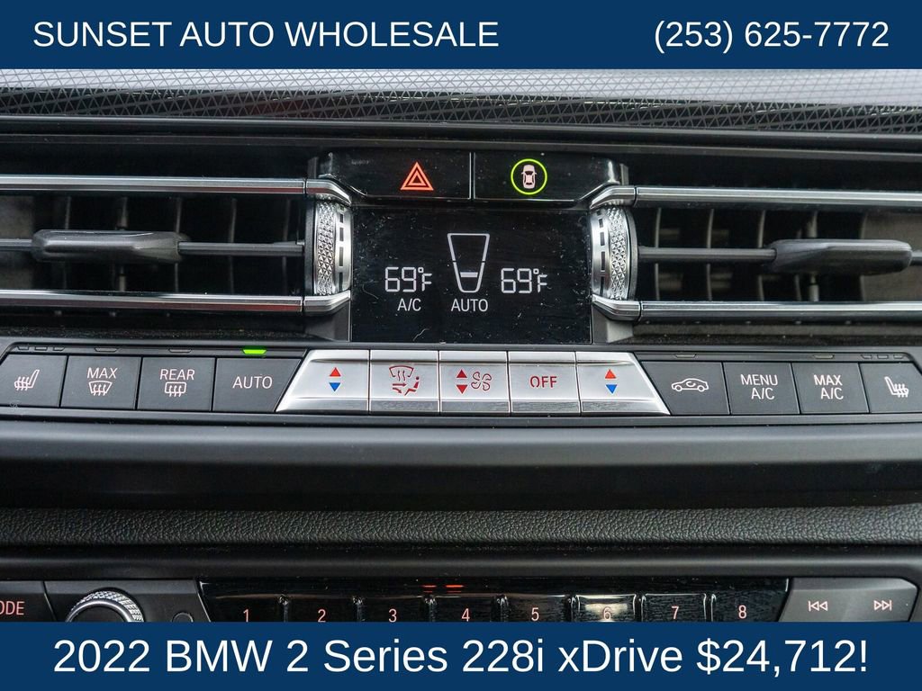 Used 2022 BMW 228i xDrive Gran Coupe w/ Convenience Package AWD/4WD image 59