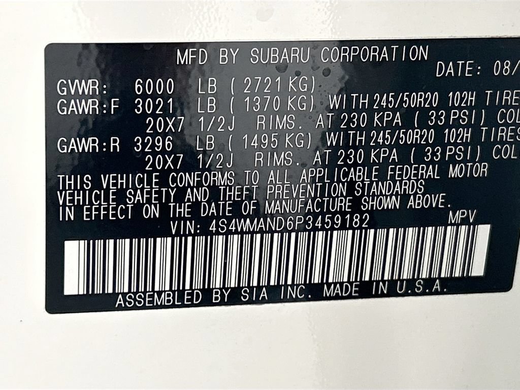 Used 2023 Subaru Ascent Limited AWD/4WD image 33