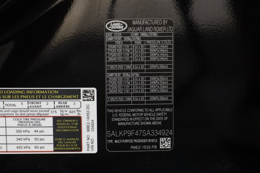 New 2025 Land Rover Range Rover SE image 26