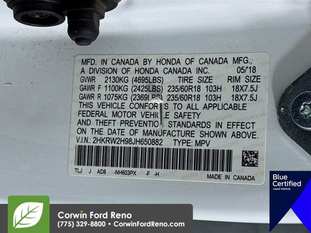 Used 2018 Honda CR-V Touring image 36