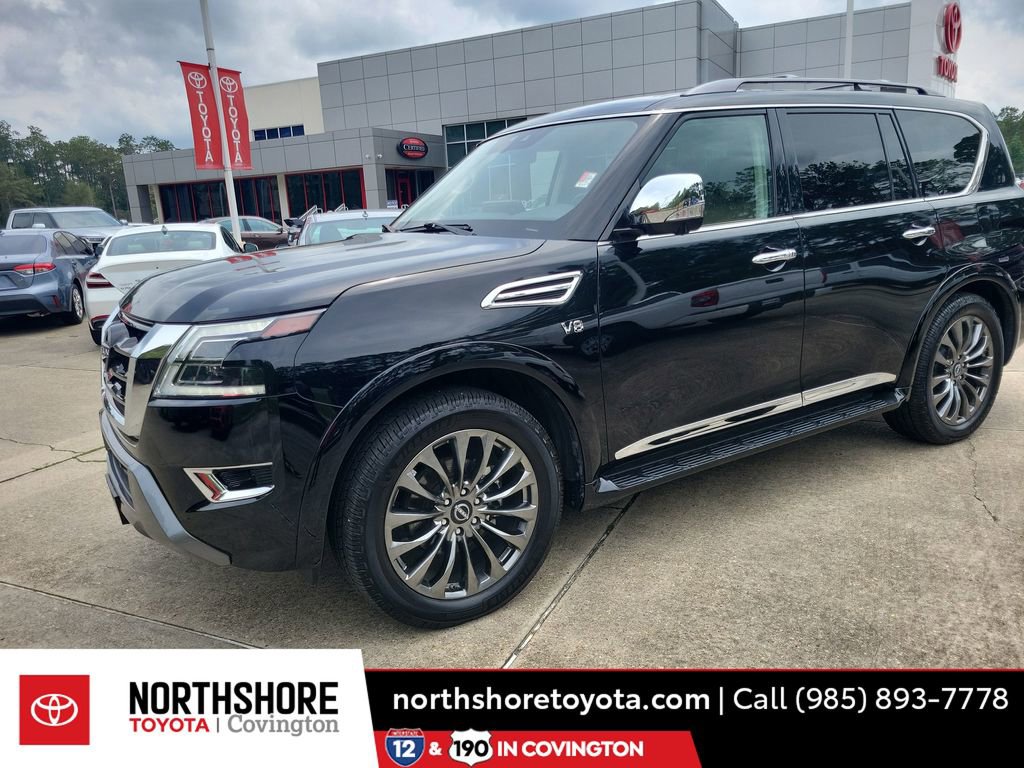 Used 2021 Nissan Armada Platinum w/ Captain's Chairs Package