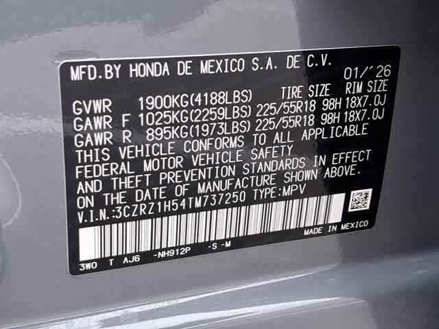 Certified 2026 Honda HR-V Sport image 37