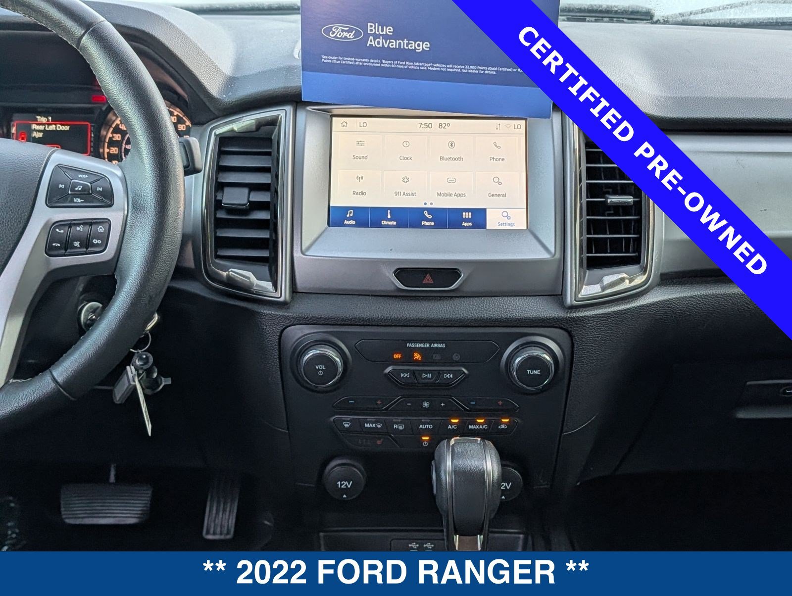 Certified 2022 Ford Ranger XLT w/ Equipment Group 302A High RWD image 21