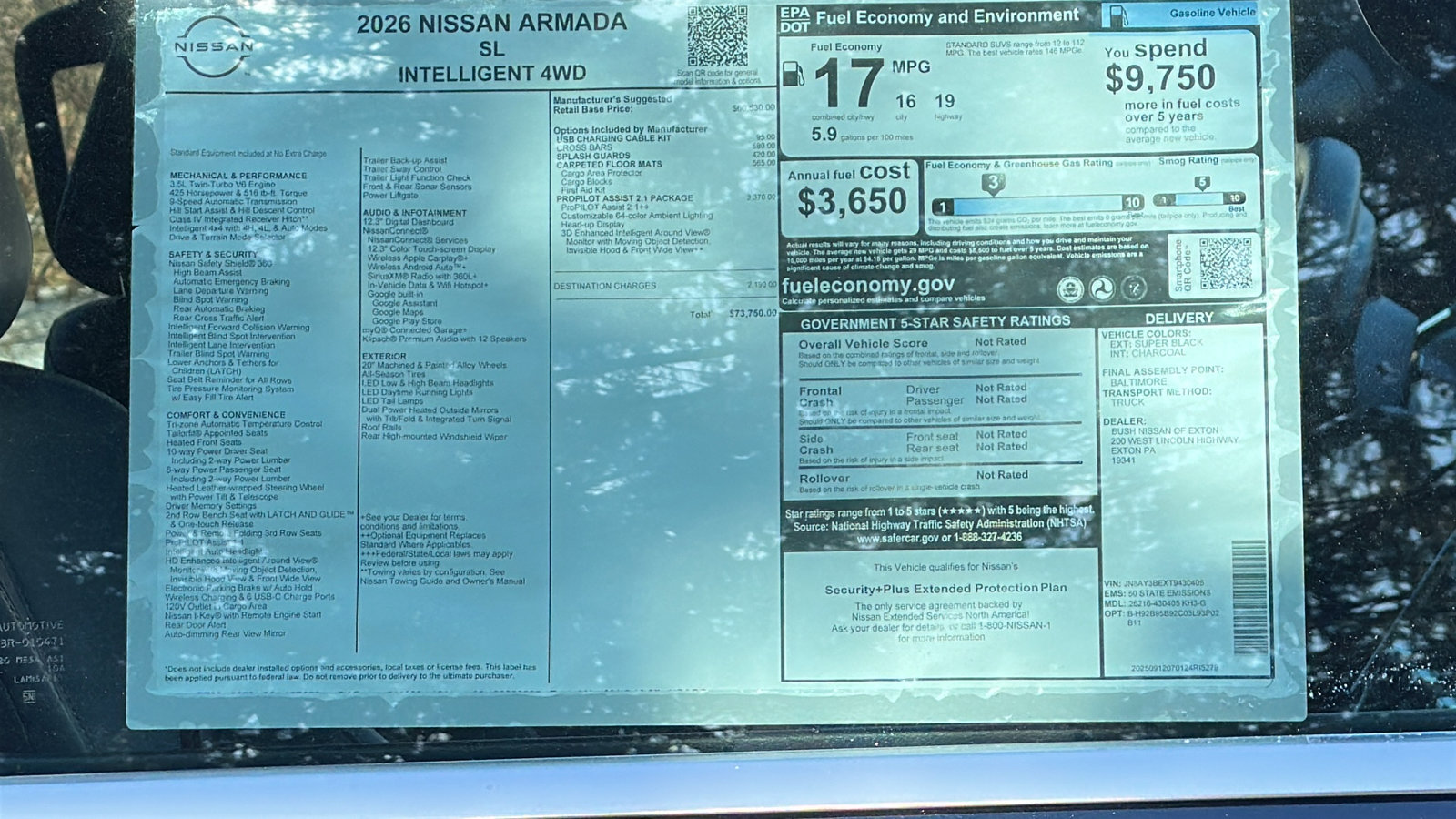 New 2026 Nissan Armada SL image 12