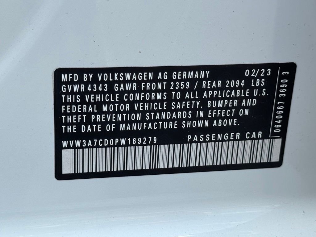 Used 2023 Volkswagen GTI SE w/ SE Leather Package FWD image 20