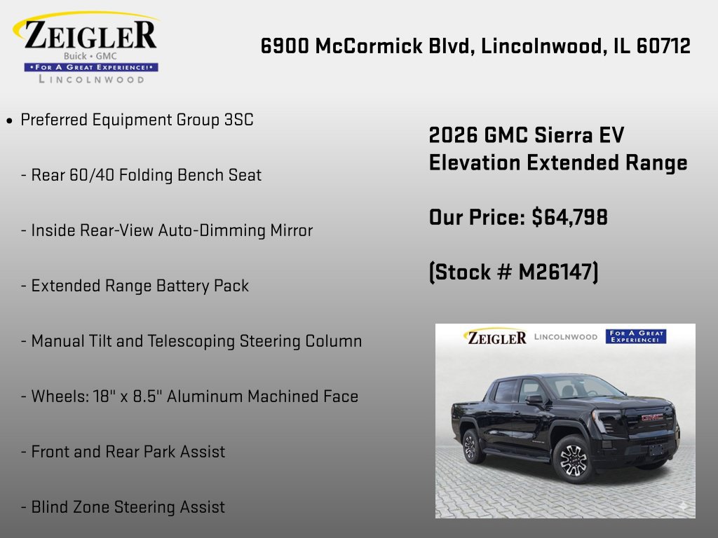 New 2026 GMC Sierra EV Elevation AWD/4WD image 6