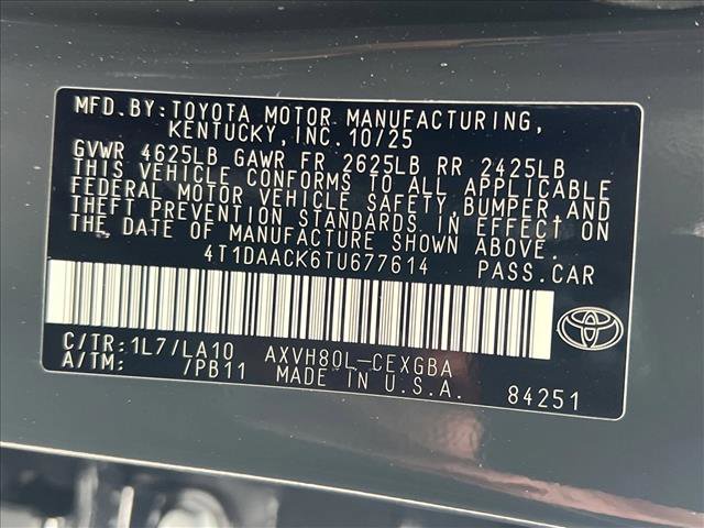 New 2026 Toyota Camry XLE image 20