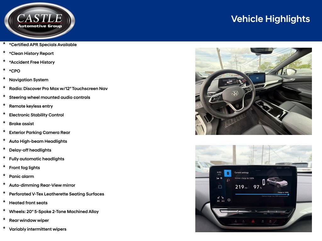 Used 2023 Volkswagen ID.4 Pro S AWD/4WD image 4