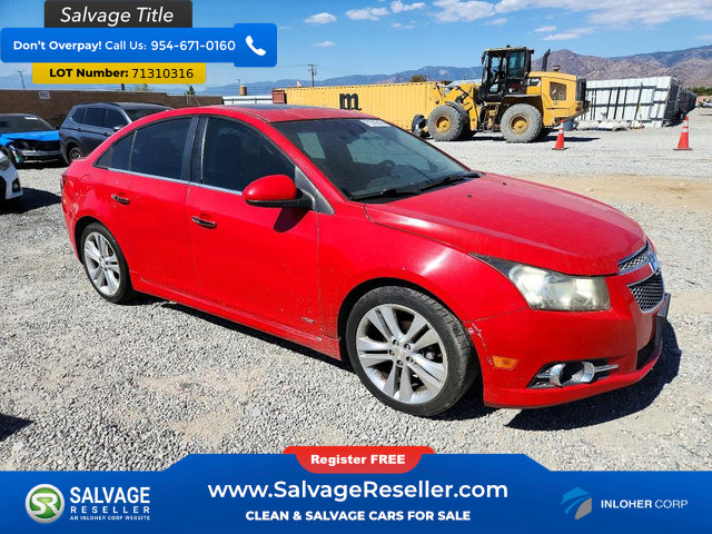 Used 2014 Chevrolet Cruze LTZ w/ Sun, Sound and Sport Package FWD image 5