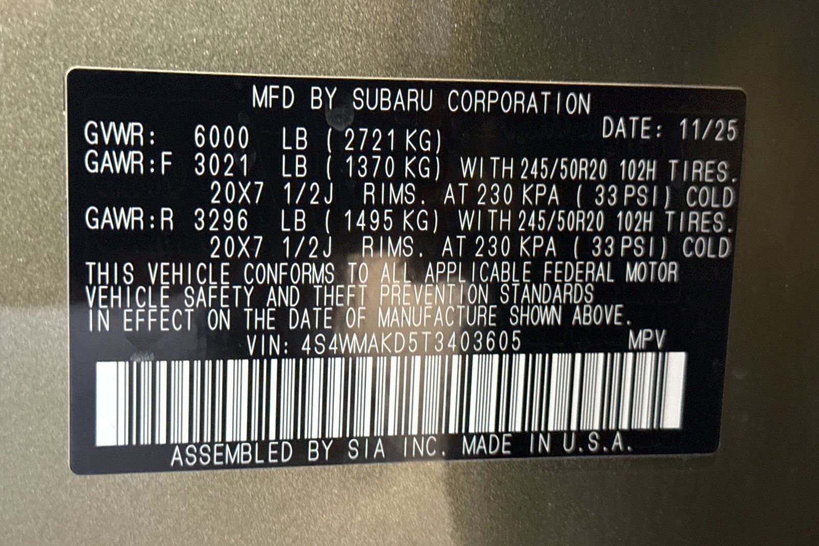 New 2026 Subaru Ascent Touring w/ Popular Package #2 image 29