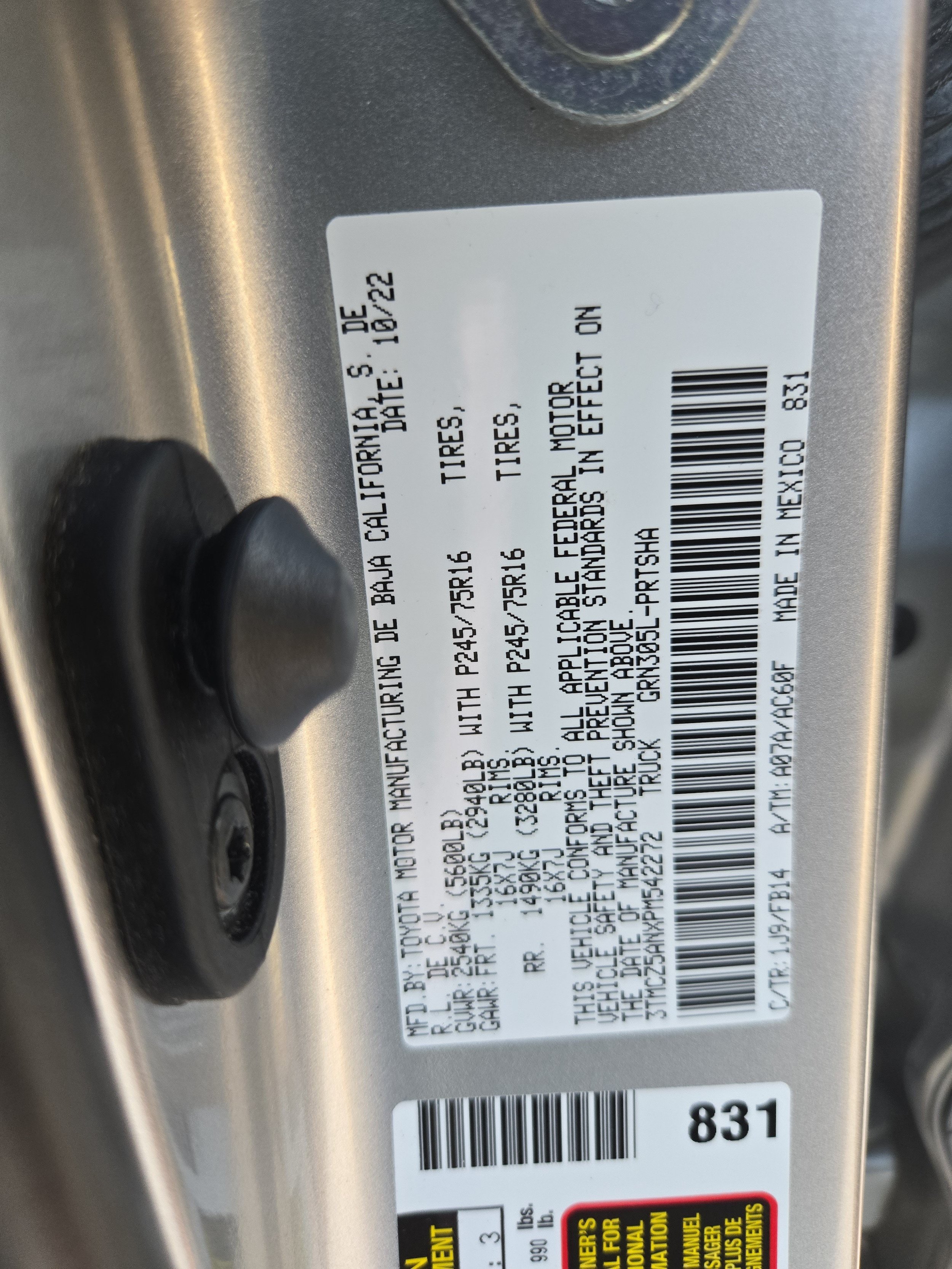 Used 2023 Toyota Tacoma SR AWD/4WD image 31
