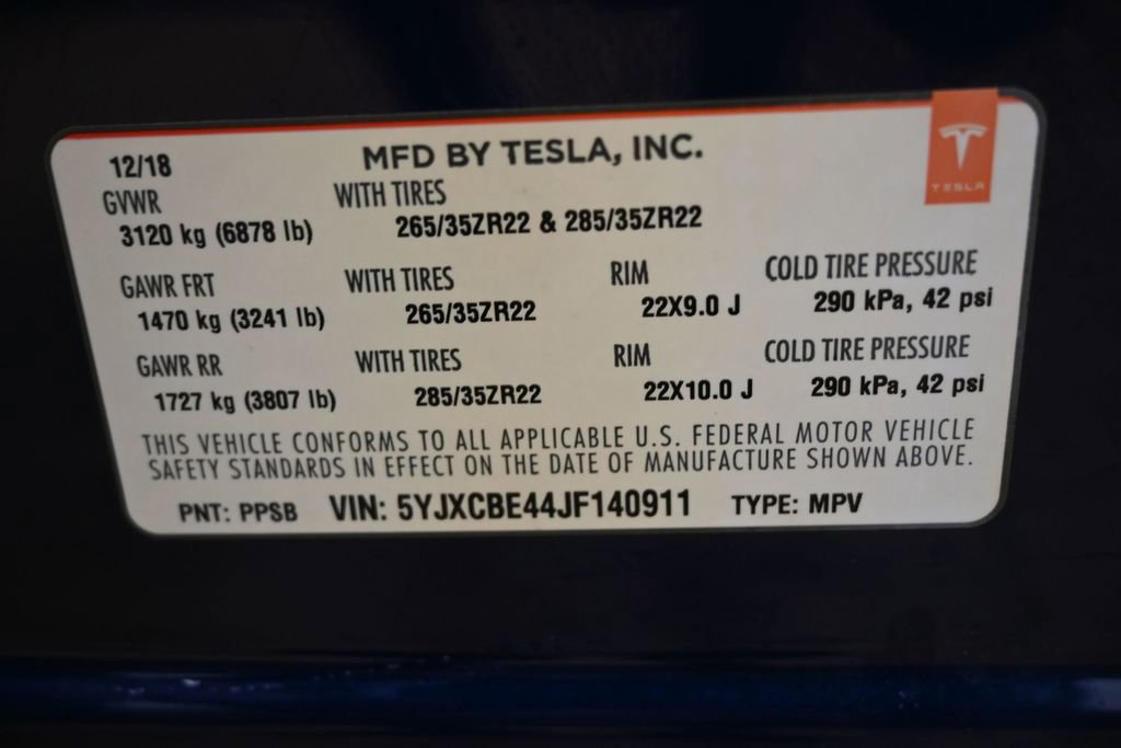 Used 2018 Tesla Model X P100D AWD/4WD image 44