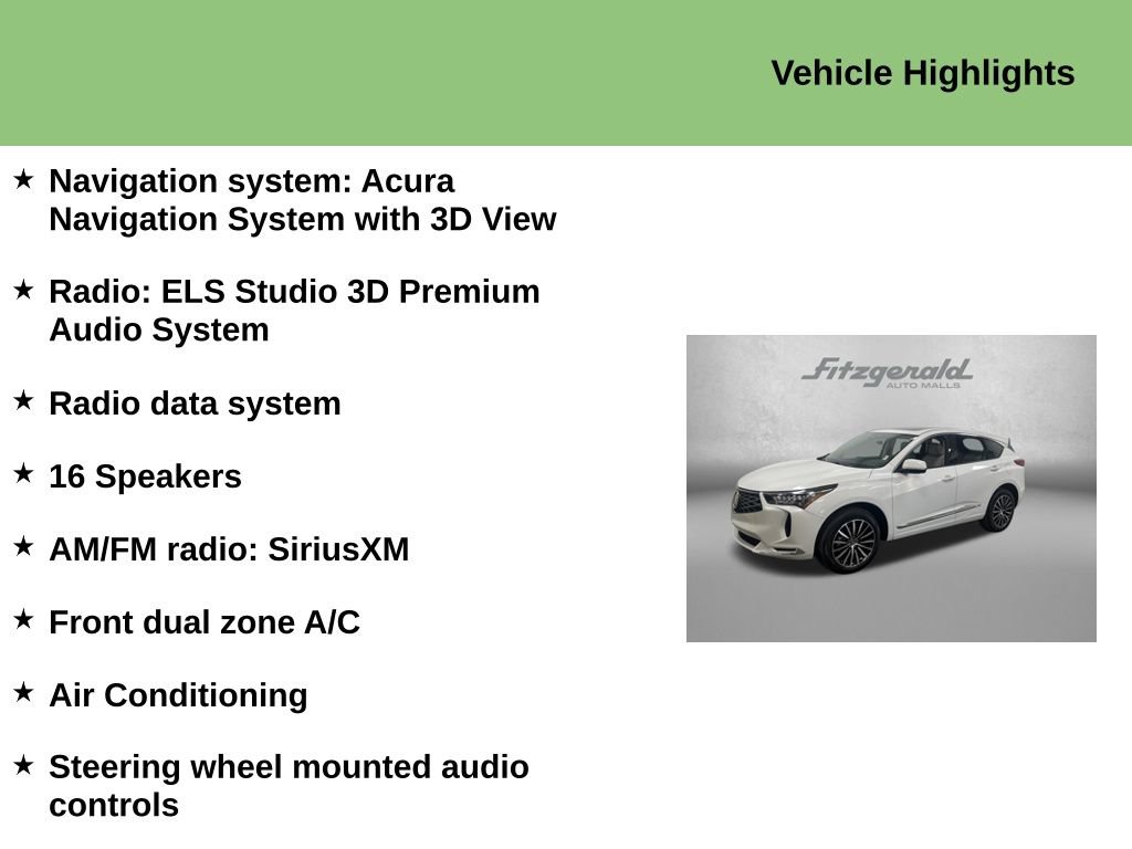 Used 2025 Acura RDX SH-AWD w/ Advance Package image 9