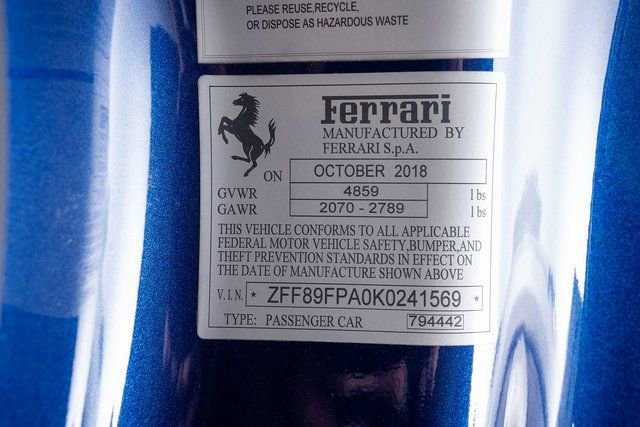 Certified 2019 Ferrari Portofino image 60