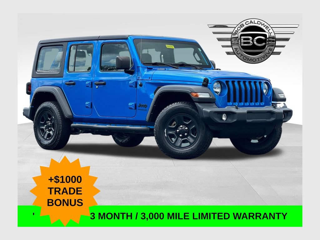 Used 2022 Jeep Wrangler Unlimited Sport AWD/4WD image 1