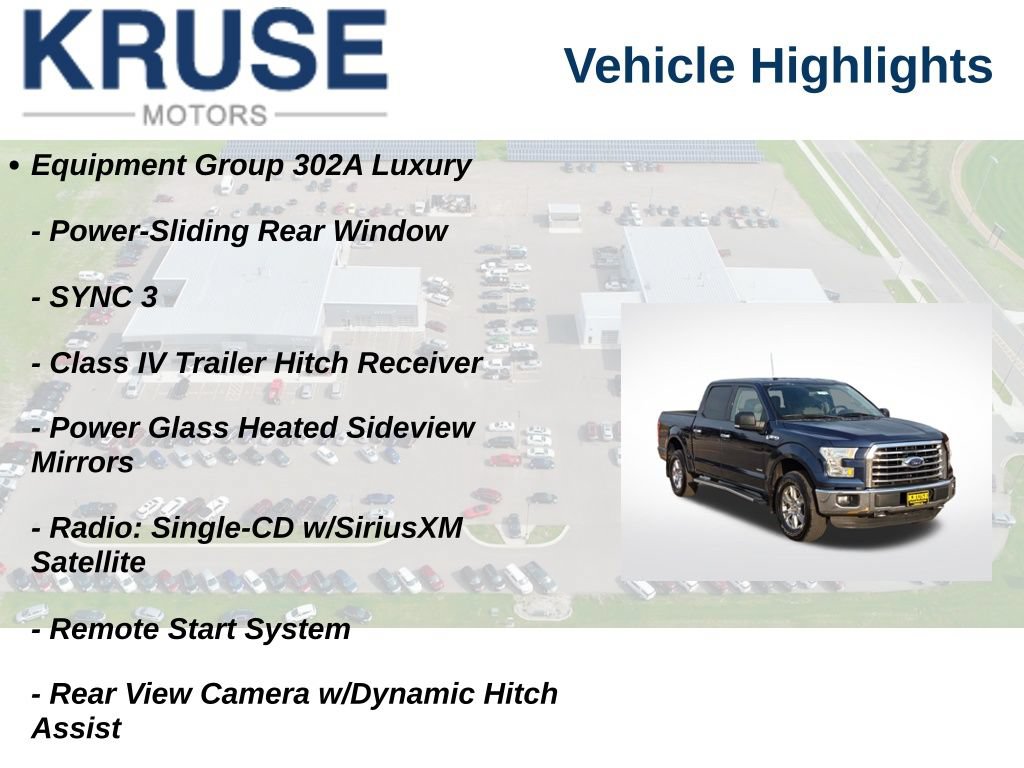 Used 2016 Ford F150 XLT w/ Equipment Group 302A Luxury AWD/4WD image 10