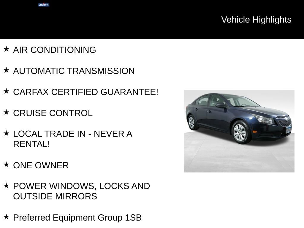 Used 2014 Chevrolet Cruze LS FWD image 7