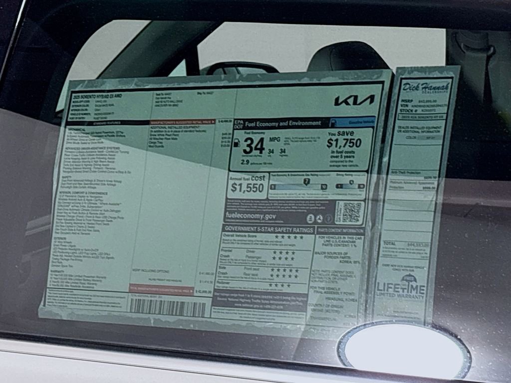 New 2025 Kia Sorento EX image 25