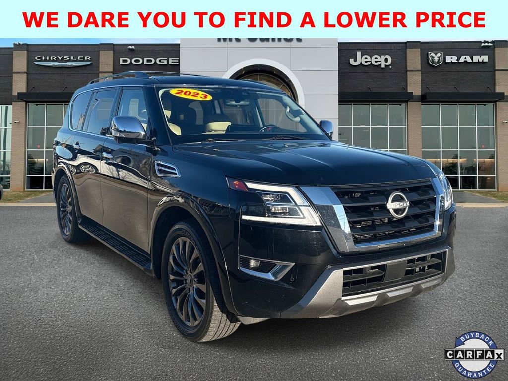 Used 2023 Nissan Armada Platinum w/ Captain's Chairs Package