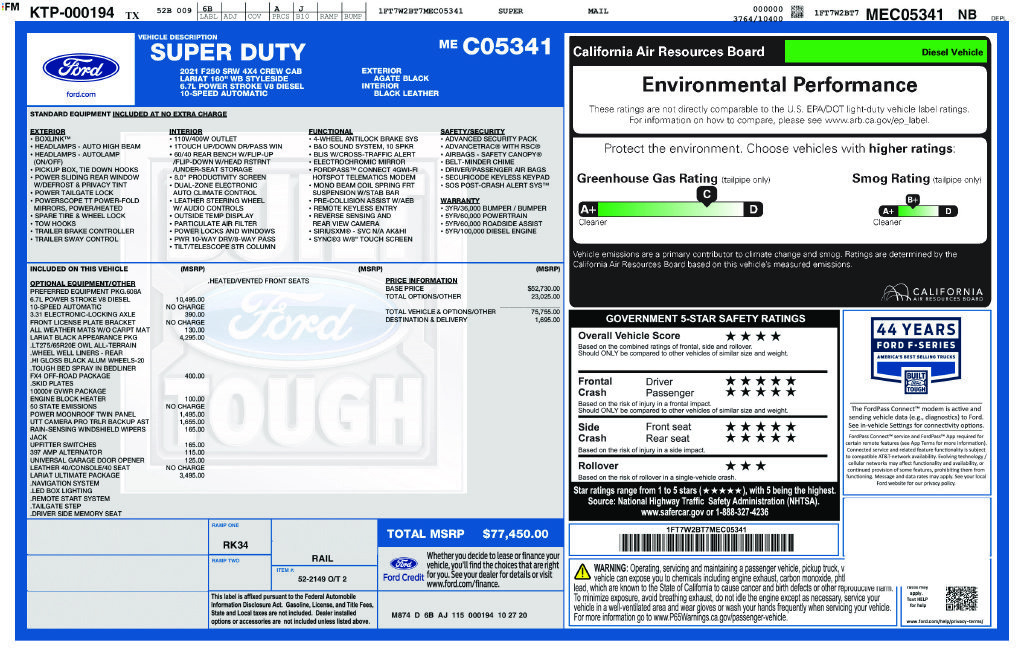 Used 2021 Ford F250 Lariat AWD/4WD image 11